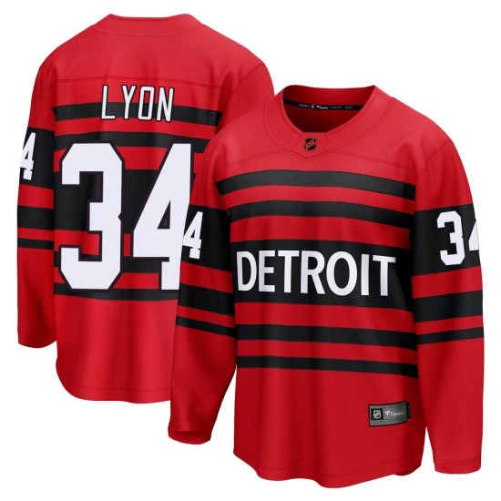 Alex Lyon Detroit Red Wings Youth Breakaway Special Edition 2.0 Fanatics Branded Jersey - Red