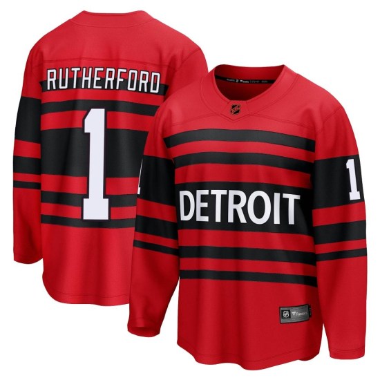 Jim Rutherford Detroit Red Wings Youth Breakaway Special Edition 2.0 Fanatics Branded Jersey - Red