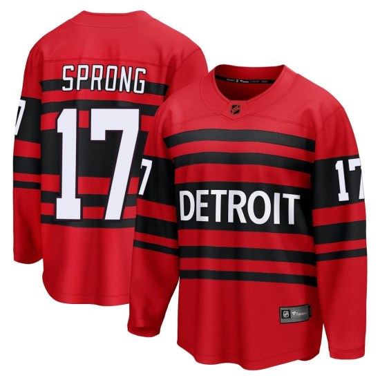 Daniel Sprong Detroit Red Wings Youth Breakaway Special Edition 2.0 Fanatics Branded Jersey - Red