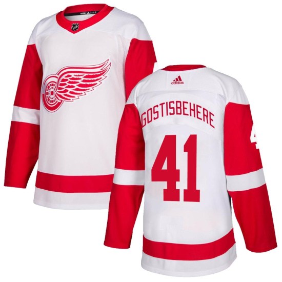 Shayne Gostisbehere Detroit Red Wings Authentic Adidas Jersey - White