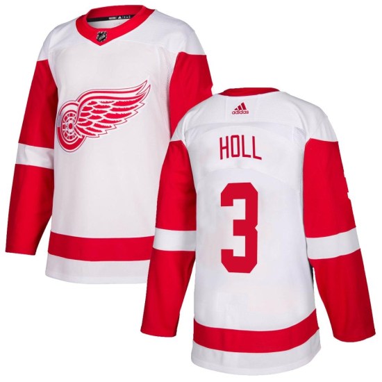 Justin Holl Detroit Red Wings Authentic Adidas Jersey - White