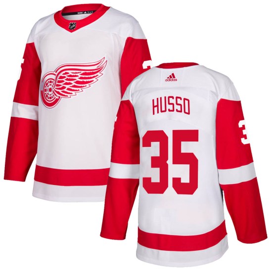 Ville Husso Detroit Red Wings Authentic Adidas Jersey - White