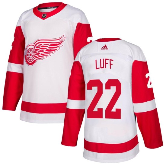 Matt Luff Detroit Red Wings Authentic Adidas Jersey - White