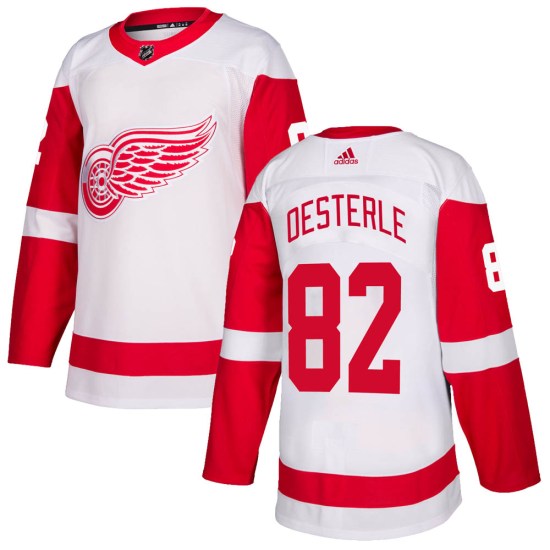 Jordan Oesterle Detroit Red Wings Authentic Adidas Jersey - White