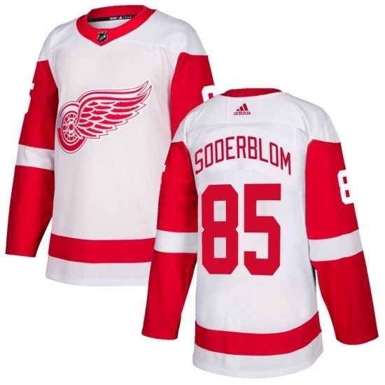Elmer Soderblom Detroit Red Wings Authentic Adidas Jersey - White