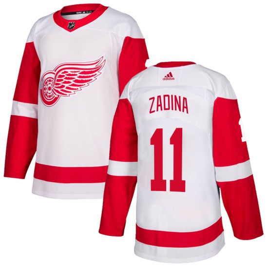 Filip Zadina Detroit Red Wings Authentic Adidas Jersey - White