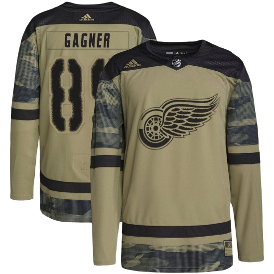 Sam Gagner Detroit Red Wings Authentic Military Appreciation Practice Adidas Jersey - Camo