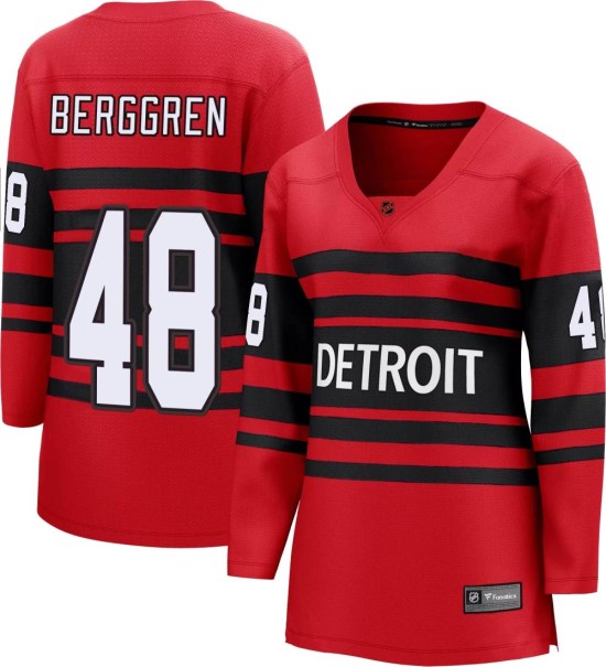 Jonatan Berggren Detroit Red Wings Women's Breakaway Special Edition 2.0 Fanatics Branded Jersey - Red