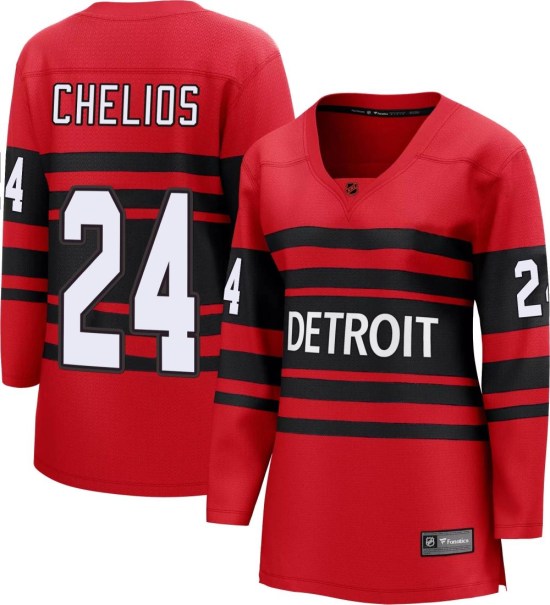 Chris Chelios Detroit Red Wings Women's Breakaway Special Edition 2.0 Fanatics Branded Jersey - Red