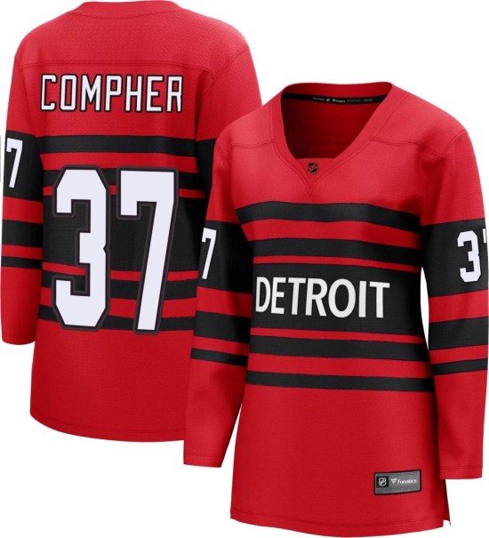 J.T. Compher Detroit Red Wings Women's Breakaway Special Edition 2.0 Fanatics Branded Jersey - Red