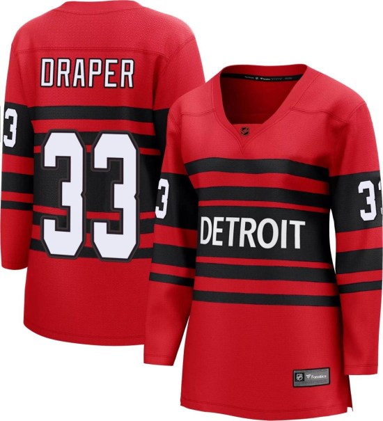 Kris Draper Detroit Red Wings Women's Breakaway Special Edition 2.0 Fanatics Branded Jersey - Red
