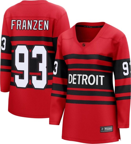 Johan Franzen Detroit Red Wings Women's Breakaway Special Edition 2.0 Fanatics Branded Jersey - Red