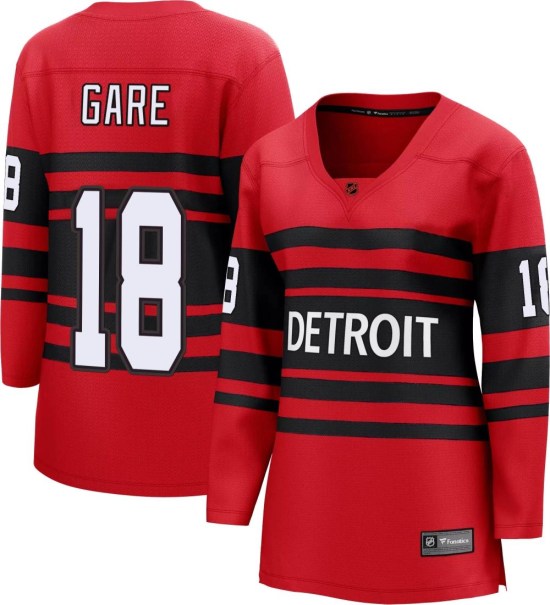 Danny Gare Detroit Red Wings Women's Breakaway Special Edition 2.0 Fanatics Branded Jersey - Red
