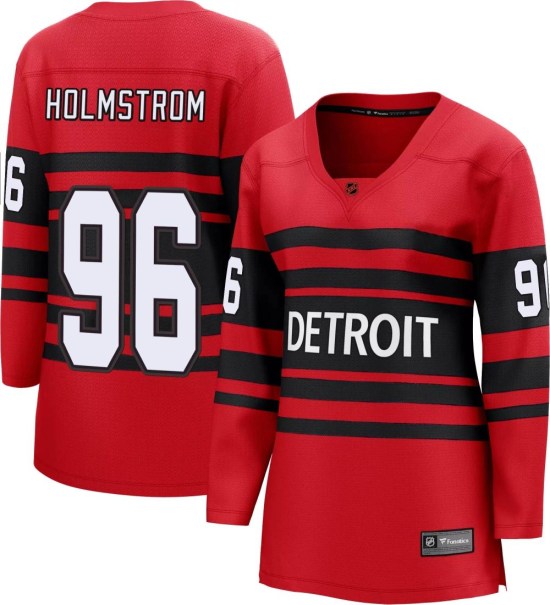 Tomas Holmstrom Detroit Red Wings Women's Breakaway Special Edition 2.0 Fanatics Branded Jersey - Red