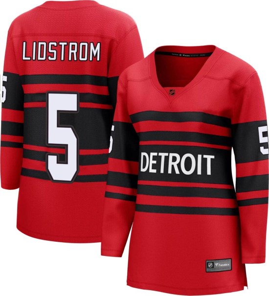 Nicklas Lidstrom Detroit Red Wings Women's Breakaway Special Edition 2.0 Fanatics Branded Jersey - Red
