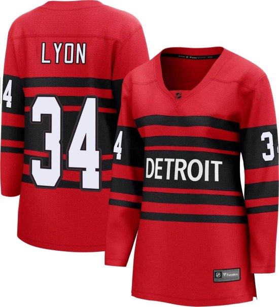 Alex Lyon Detroit Red Wings Women's Breakaway Special Edition 2.0 Fanatics Branded Jersey - Red