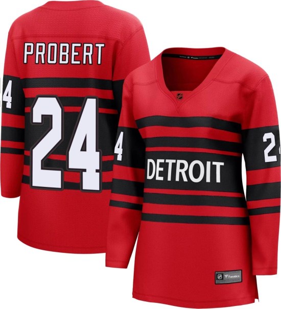 Bob Probert Detroit Red Wings Women's Breakaway Special Edition 2.0 Fanatics Branded Jersey - Red