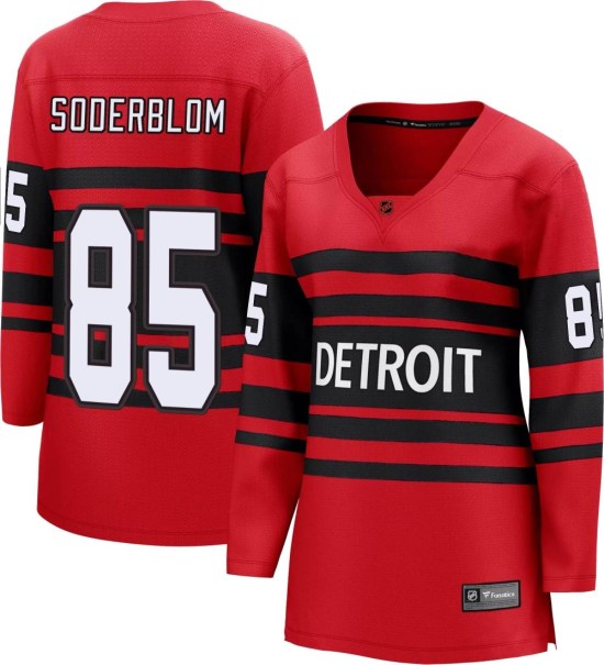 Elmer Soderblom Detroit Red Wings Women's Breakaway Special Edition 2.0 Fanatics Branded Jersey - Red