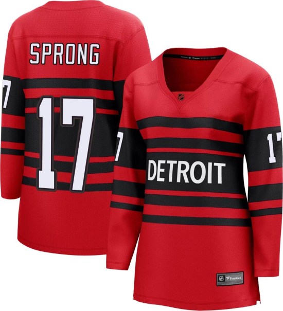 Daniel Sprong Detroit Red Wings Women's Breakaway Special Edition 2.0 Fanatics Branded Jersey - Red