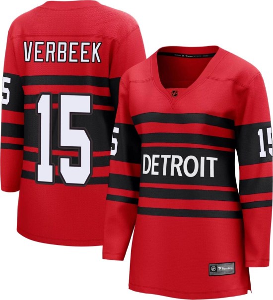 Pat Verbeek Detroit Red Wings Women's Breakaway Special Edition 2.0 Fanatics Branded Jersey - Red