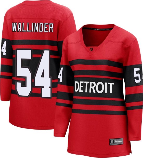 William Wallinder Detroit Red Wings Women's Breakaway Special Edition 2.0 Fanatics Branded Jersey - Red