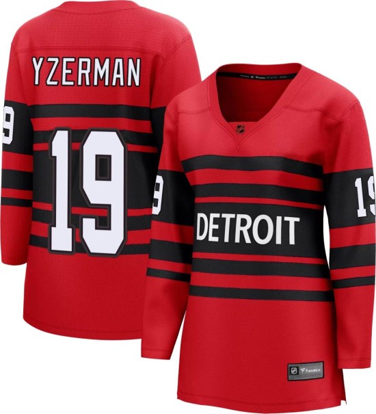 Steve Yzerman Detroit Red Wings Women's Breakaway Special Edition 2.0 Fanatics Branded Jersey - Red
