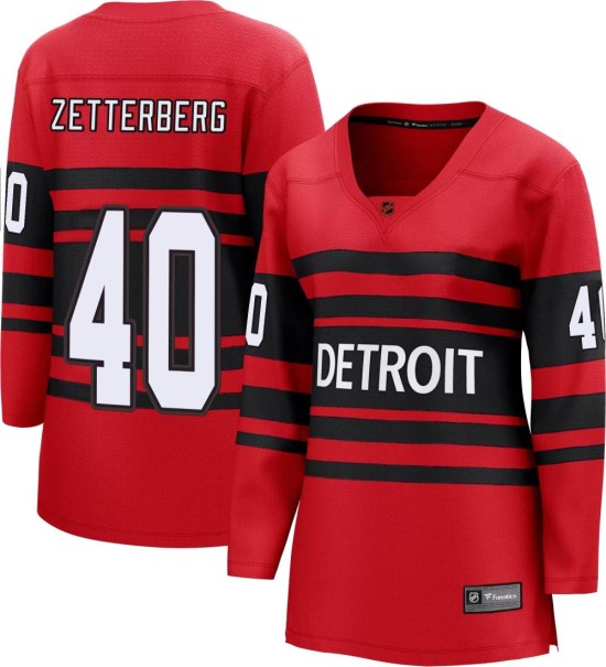 Henrik Zetterberg Detroit Red Wings Women's Breakaway Special Edition 2.0 Fanatics Branded Jersey - Red