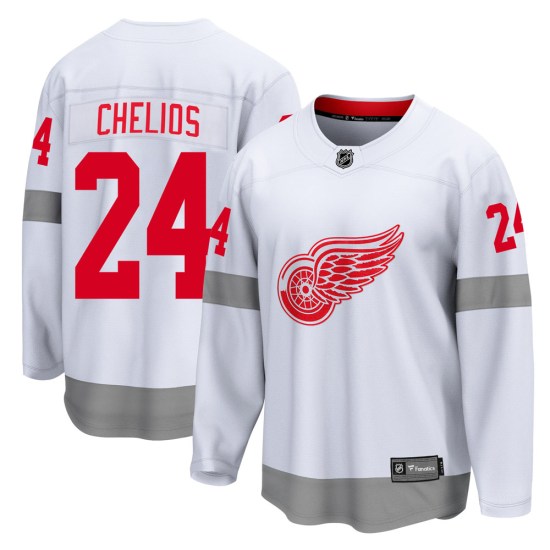 Chris Chelios Detroit Red Wings Youth Breakaway 2020/21 Special Edition Fanatics Branded Jersey - White