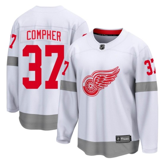 J.T. Compher Detroit Red Wings Youth Breakaway 2020/21 Special Edition Fanatics Branded Jersey - White
