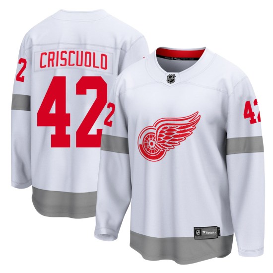 Kyle Criscuolo Detroit Red Wings Youth Breakaway 2020/21 Special Edition Fanatics Branded Jersey - White