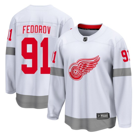 Sergei Fedorov Detroit Red Wings Youth Breakaway 2020/21 Special Edition Fanatics Branded Jersey - White
