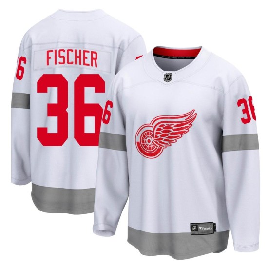 Christian Fischer Detroit Red Wings Youth Breakaway 2020/21 Special Edition Fanatics Branded Jersey - White