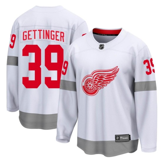 Tim Gettinger Detroit Red Wings Youth Breakaway 2020/21 Special Edition Fanatics Branded Jersey - White