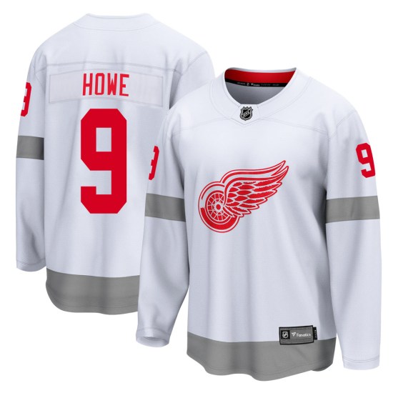 Gordie Howe Detroit Red Wings Youth Breakaway 2020/21 Special Edition Fanatics Branded Jersey - White