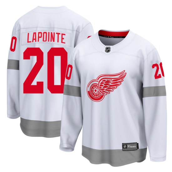 Martin Lapointe Detroit Red Wings Youth Breakaway 2020/21 Special Edition Fanatics Branded Jersey - White
