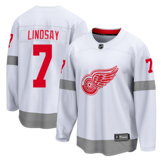 Ted Lindsay Detroit Red Wings Youth Breakaway 2020/21 Special Edition Fanatics Branded Jersey - White