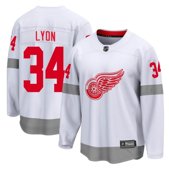 Alex Lyon Detroit Red Wings Youth Breakaway 2020/21 Special Edition Fanatics Branded Jersey - White