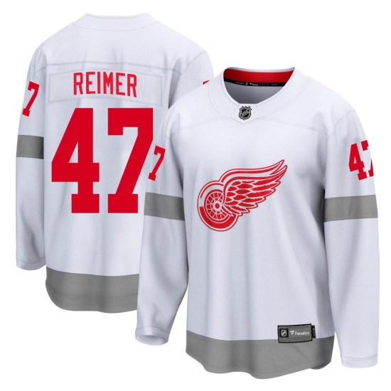 James Reimer Detroit Red Wings Youth Breakaway 2020/21 Special Edition Fanatics Branded Jersey - White