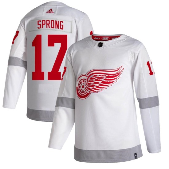 Daniel Sprong Detroit Red Wings Youth Authentic 2020/21 Reverse Retro Adidas Jersey - White