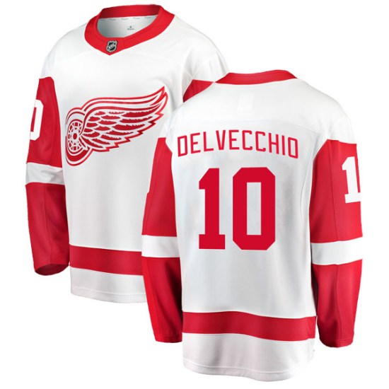 Alex Delvecchio Detroit Red Wings Youth Breakaway Away Fanatics Branded Jersey - White