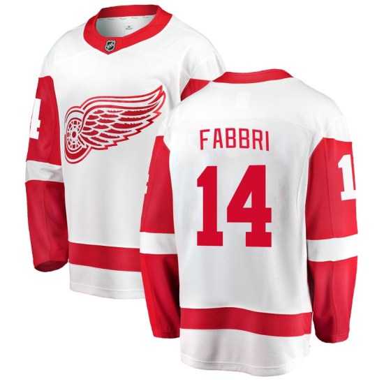 Robby Fabbri Detroit Red Wings Youth Breakaway Away Fanatics Branded Jersey - White