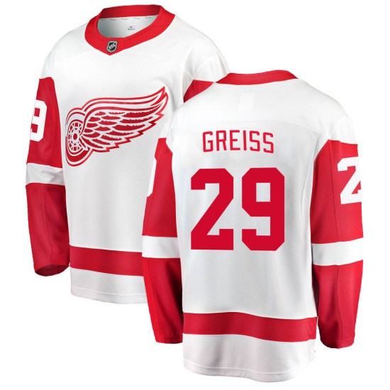 Thomas Greiss Detroit Red Wings Youth Breakaway Away Fanatics Branded Jersey - White