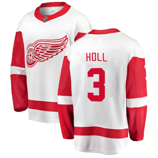 Justin Holl Detroit Red Wings Youth Breakaway Away Fanatics Branded Jersey - White