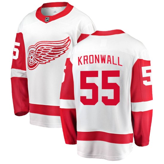 Niklas Kronwall Detroit Red Wings Youth Breakaway Away Fanatics Branded Jersey - White