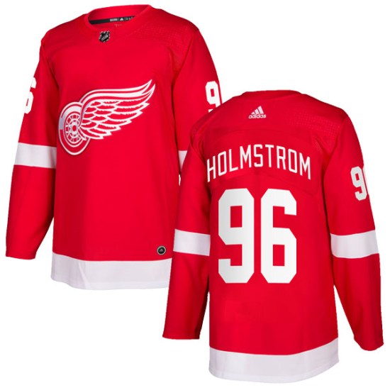Tomas Holmstrom Detroit Red Wings Authentic Home Adidas Jersey - Red