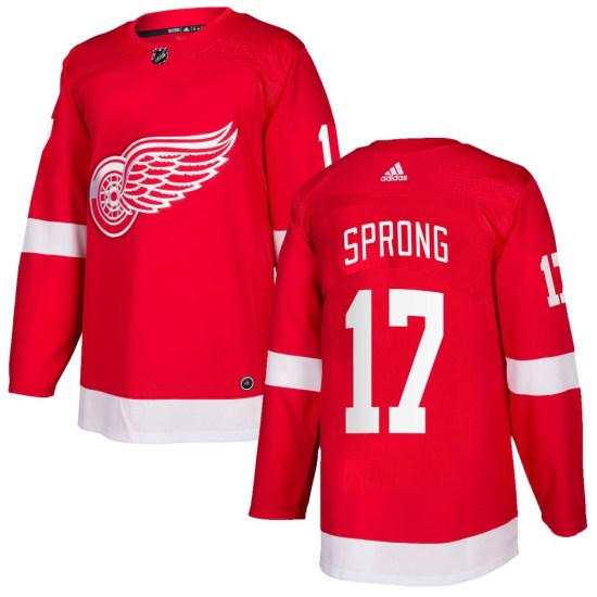 Daniel Sprong Detroit Red Wings Authentic Home Adidas Jersey - Red