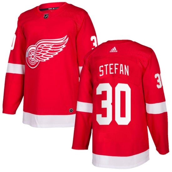 Greg Stefan Detroit Red Wings Authentic Home Adidas Jersey - Red