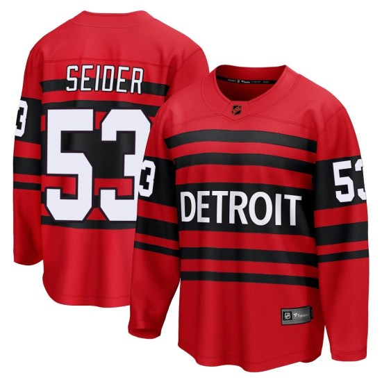 Moritz Seider Detroit Red Wings Breakaway Special Edition 2.0 Fanatics Branded Jersey - Red