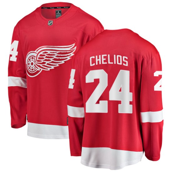 Chris Chelios Detroit Red Wings Youth Breakaway Home Fanatics Branded Jersey - Red