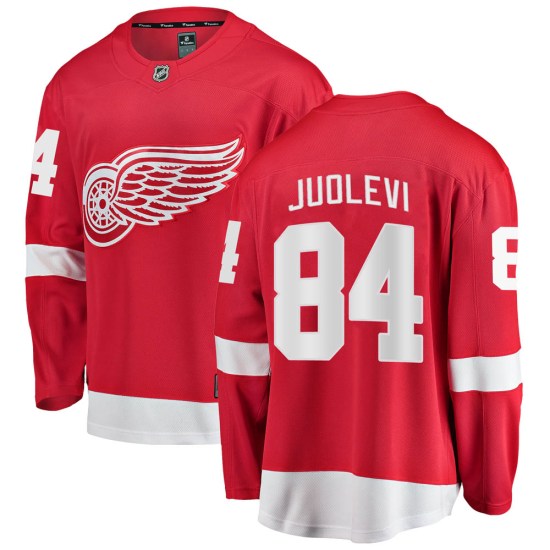 Olli Juolevi Detroit Red Wings Youth Breakaway Home Fanatics Branded Jersey - Red